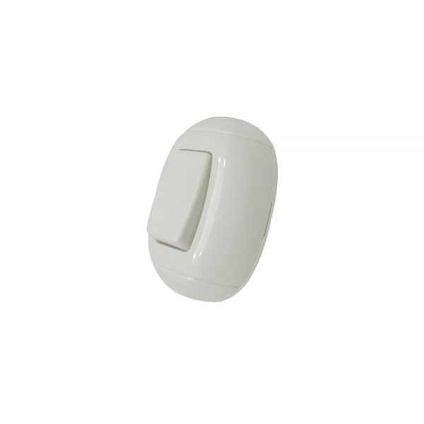 Interruptor sencillo sobreponer blanco -crema megawatt ref p52 (ue interna:  12 / master ue 600) 10a
