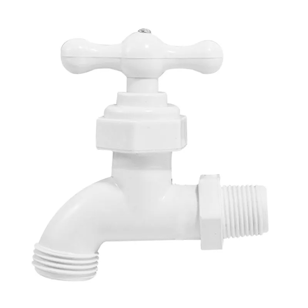 LLAVE TERMINAL PVC 1/2* 3/4  BLANCA AKKUA LINE (UE=200)