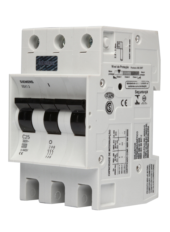 INTERRUPTORES TERMOMAGNETICO 3-16 MONTAJE EN RIEL OMEGA SIEMSN 5SX1316-7 **BR**