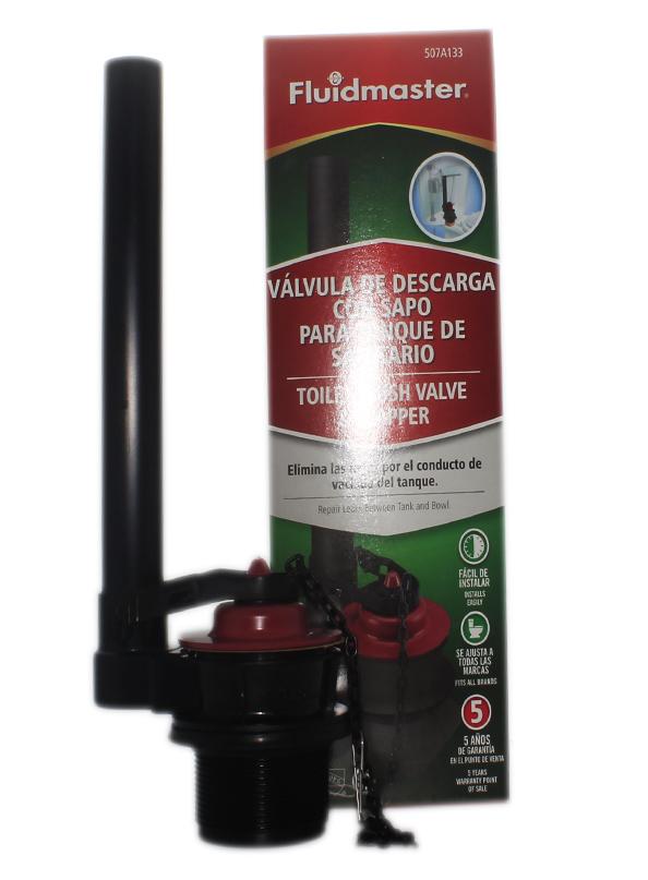 VALVULA DESCARGA CON SAPO PARA TANQUE SANITARIO MOD 507A133 FLUIDMASTER (U.E.10)