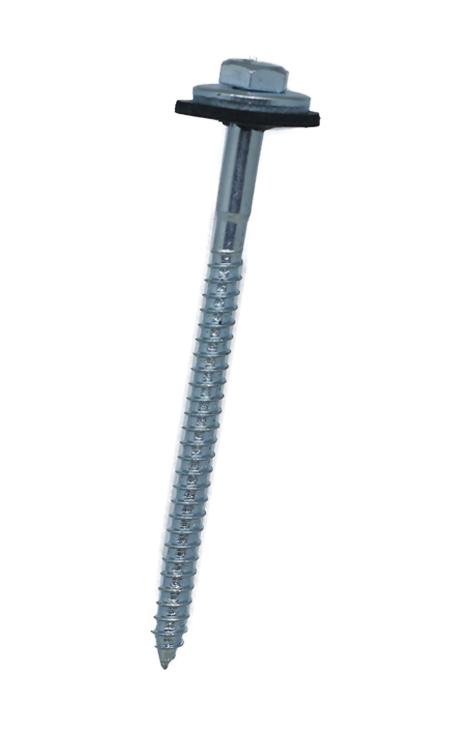 TORNILLO  1/4 X 4` TIRAFONDO HEXAGONAL CON ARANDELA STANRPOF (UE: 1000)