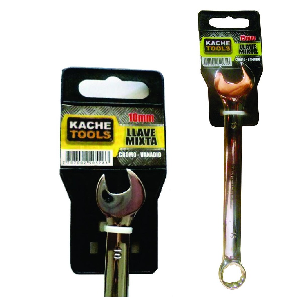 LLAVE MIXTA 9/16 PULG, KACHE TOOLS, CROMO VANADIO SKM12 (UE=200)