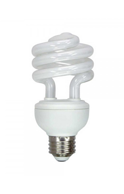 BOMBILLO SYLVANIA AHORRADOR ESPIRAL 15W T2 120V 6.5K 6000 HORAS*UNIDAD P28883-33  (UE20)