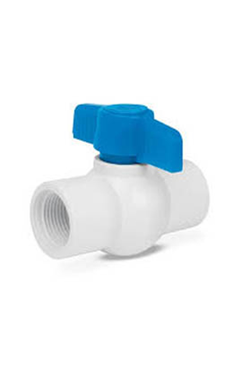 VALVULA BOLA 1` PVC PESADA PCP