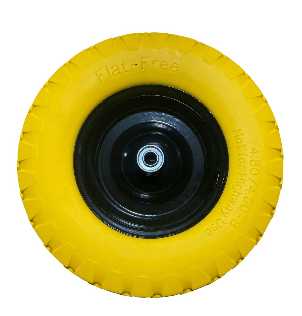 LLANTA ANTIPINCHAZO KACHE TOOLS 4.8 - 4.00-8 PARA CARRETILLA AMARILLA (UE:8)