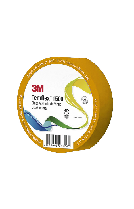 CINTA 3M TEMFLEX *18MT NARANJA  *UNIDAD  XX100025038 UE(100)