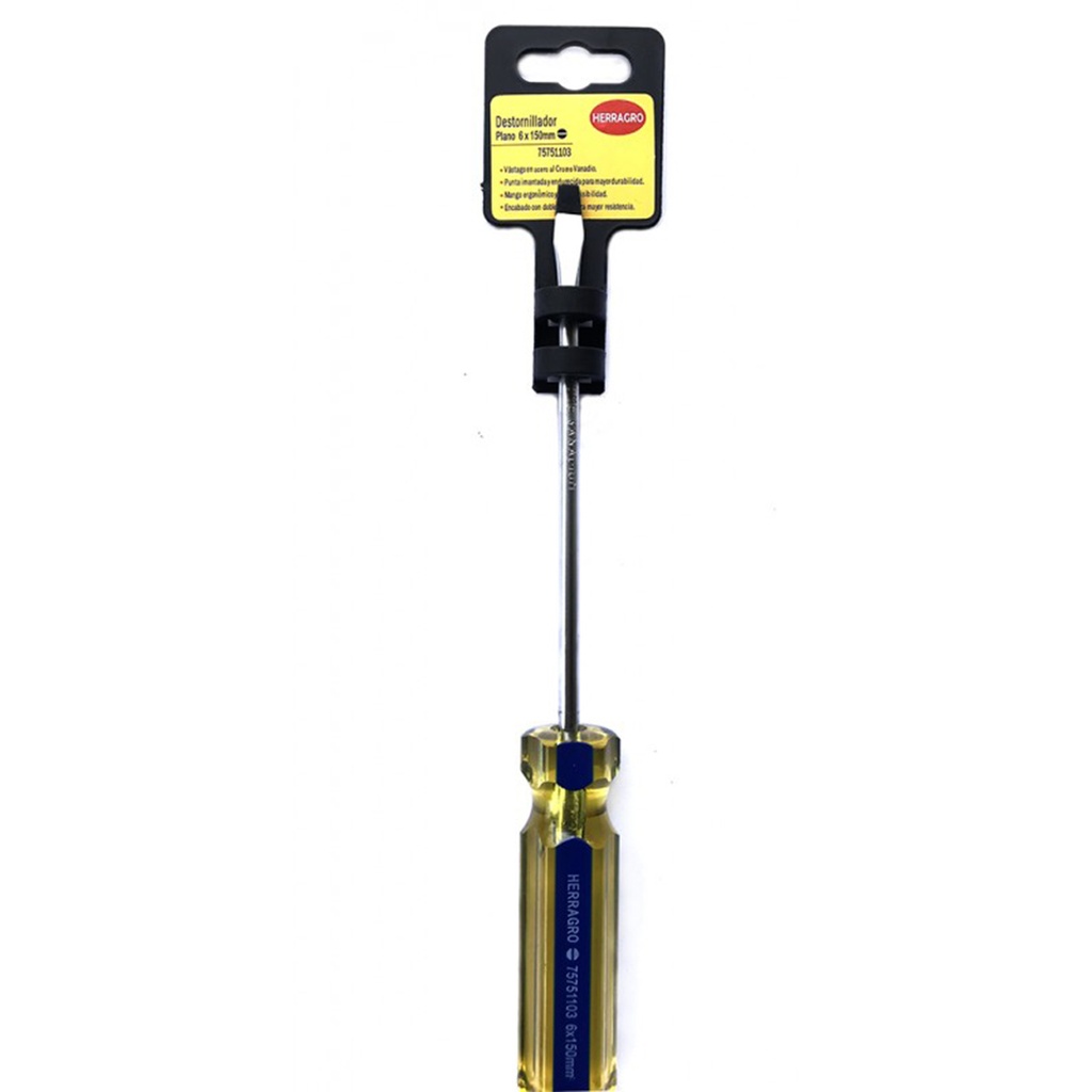 DESTORNILLADOR DE PALA 6 X 15 T1318751103 HERRAGRO
