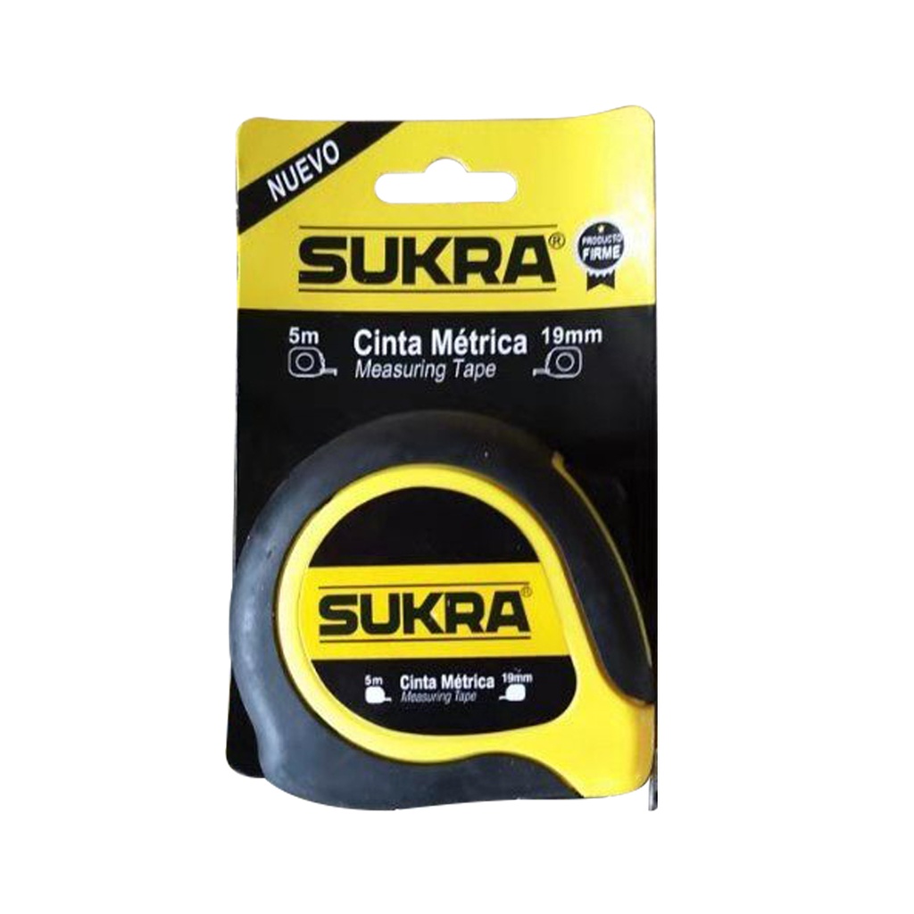 FLEXOMETRO ENCAUCHETADO 5Mx19MM SUKRA