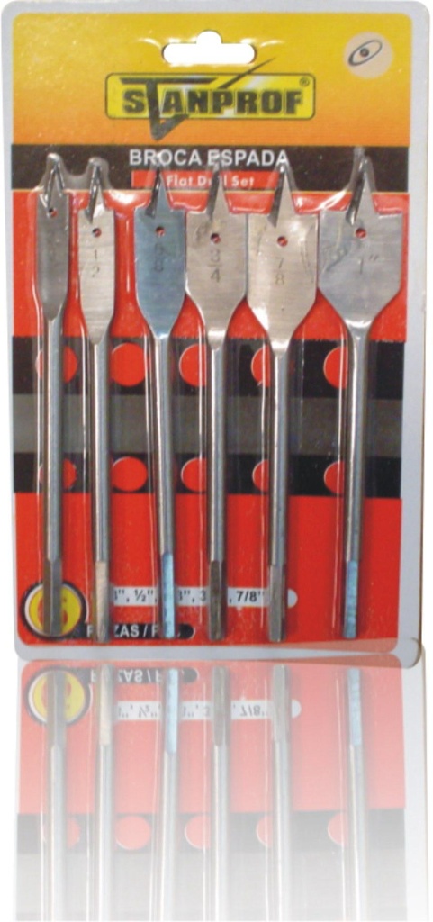BROCA ESPADA *6 PZAS STANPROF ( U.E.:50)