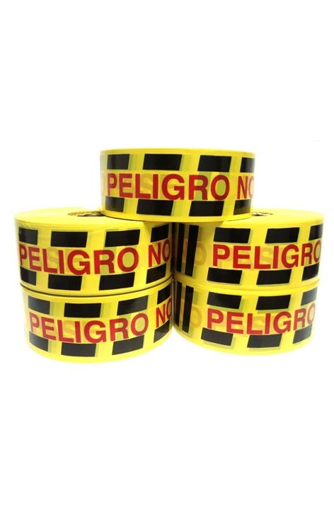 CINTA SENALIZACION PELIGRO* 100 MT *UNIDAD (UE 120)